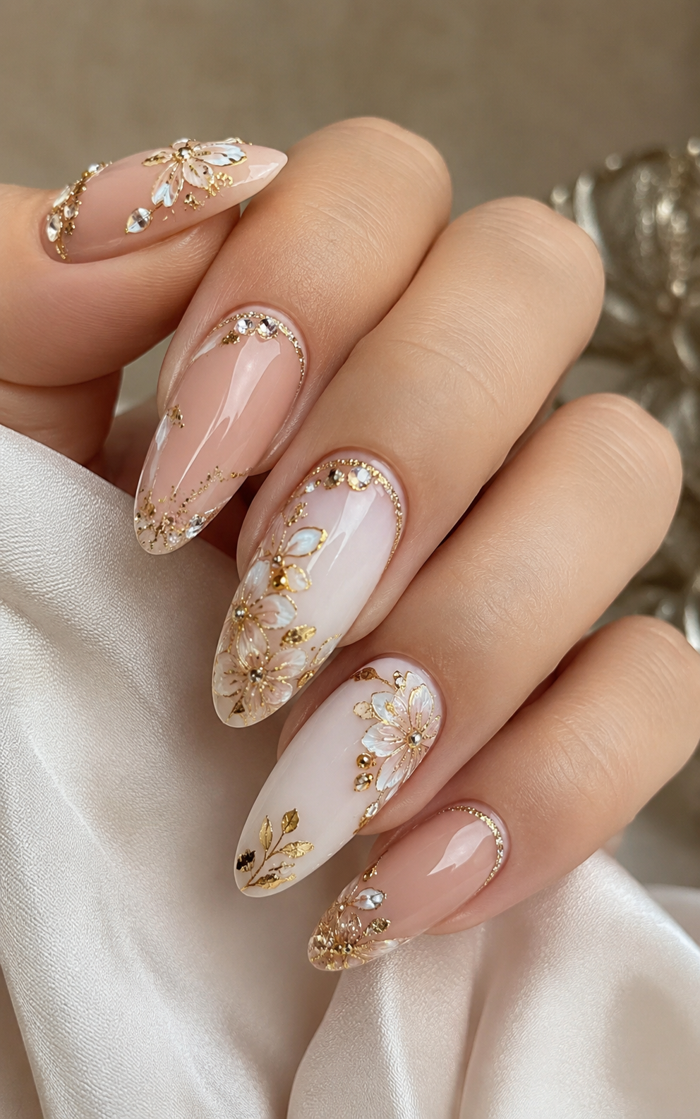 Luxury nail art design